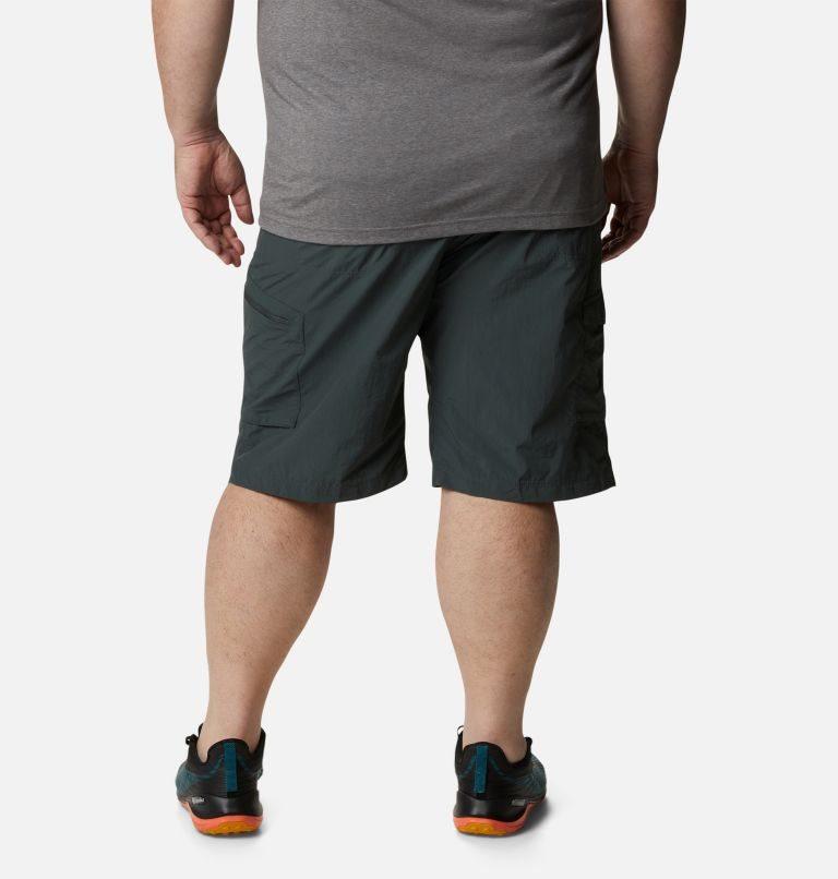 Men's Columbia Silver Ridge Cargo Shorts Black | Plus Size CA-K3150